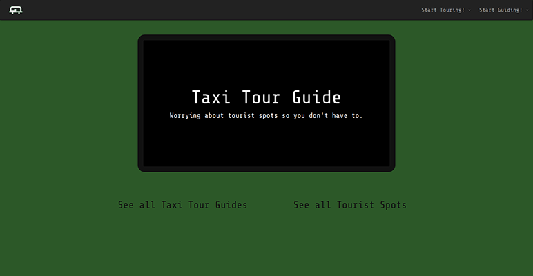 Taxi Tour Guide